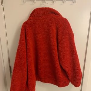 I Am Gia oversized red jacket